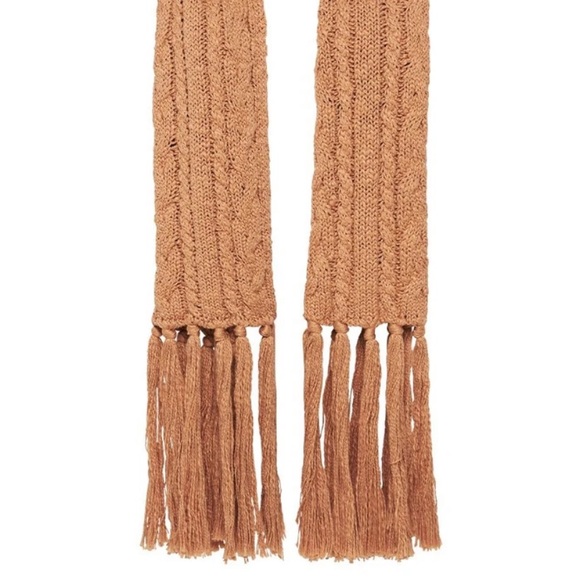 Spell Yellowstone Knit Scarf in Caramel - Picture 11 of 14